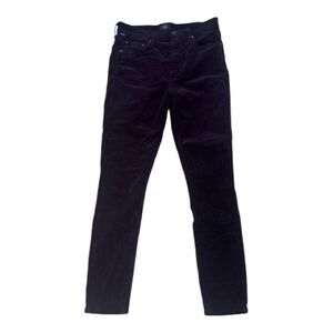 Citizens of Humanity Dark Purple Corduroy Rocket Jean -  size 27